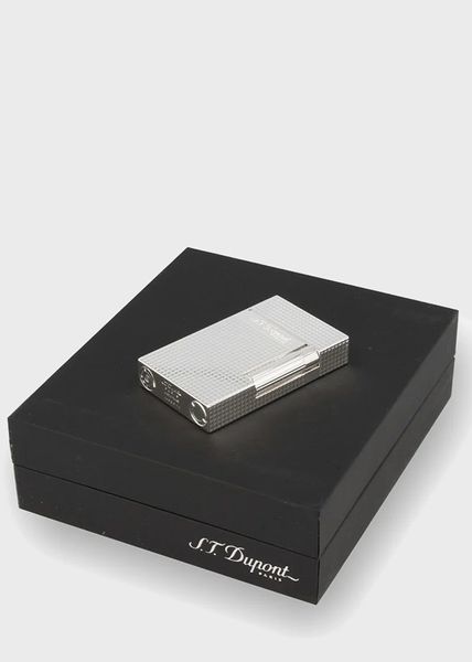Cигари Зажигалка S.T. Dupont LIGNE 2 DIAMOND HEAD Silver (016387) Gift Boxed D_295 фото