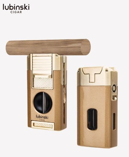 Cigars Зажигалка Lubinski multifunctional cigar lighter Gold L_304 photo