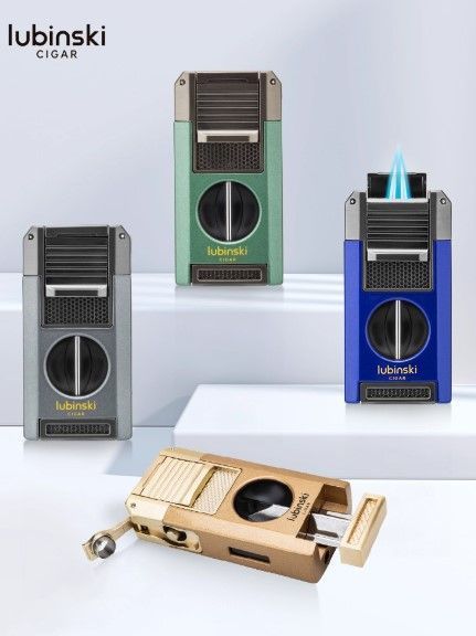 Cigars Зажигалка Lubinski multifunctional cigar lighter Gold L_304 photo