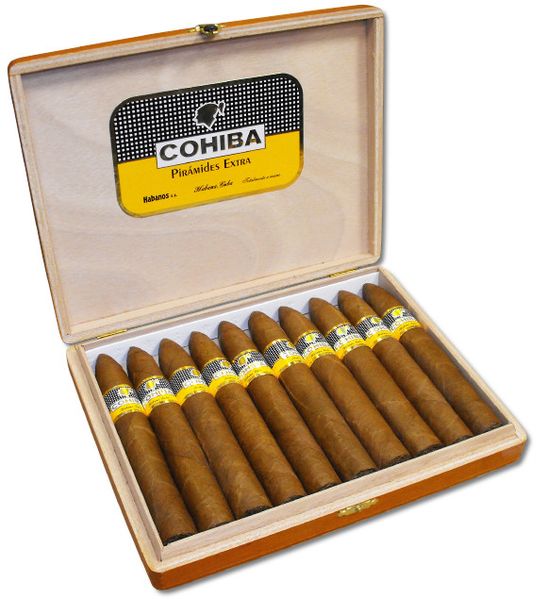 Сигары Cohiba Piramides Extra Box 25 C.Pir25Ext фото